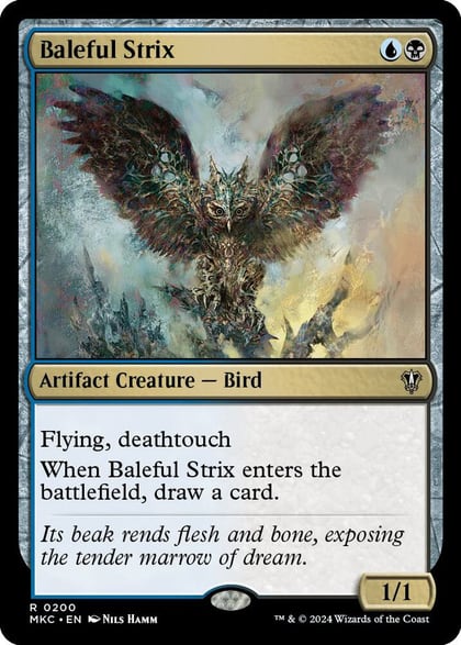 Baleful Strix, Commander: Murders at Karlov Manor 200