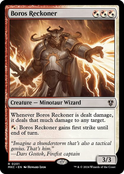 Boros Reckoner, Commander: Murders at Karlov Manor 201