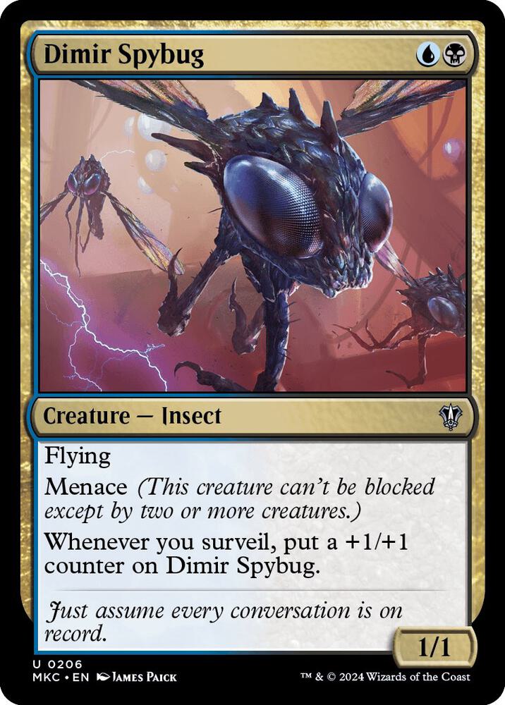 Dimir Spybug, Commander: Murders at Karlov Manor 206