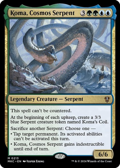 Koma, Cosmos Serpent, Commander: Murders at Karlov Manor 213