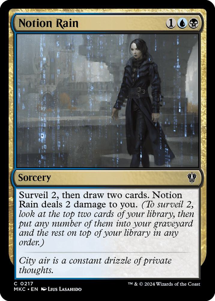 Notion Rain, Commander: Murders at Karlov Manor 217