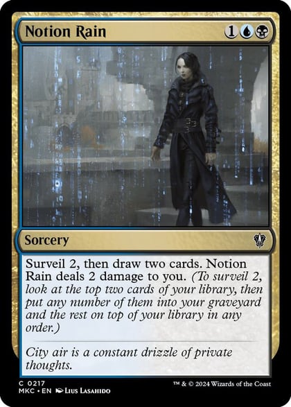 Notion Rain, Commander: Murders at Karlov Manor 217