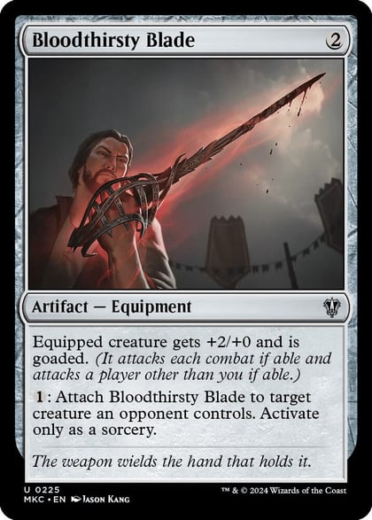 Bloodthirsty Blade, Commander: Murders at Karlov Manor 225