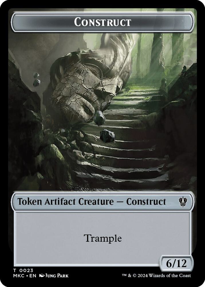 Construct // Soldier Double-Sided Token, Commander: Murders at Karlov Manor 23 // 3