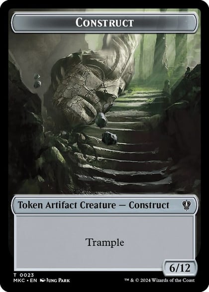 Construct // Soldier Double-Sided Token, Commander: Murders at Karlov Manor 23 // 3