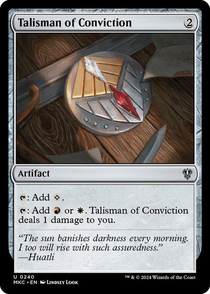 Talisman of Conviction, Commander: Murders at Karlov Manor 240