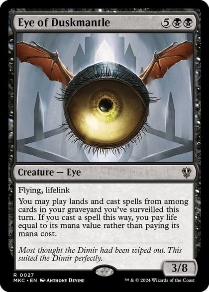 Eye of Duskmantle, Commander: Murders at Karlov Manor 27