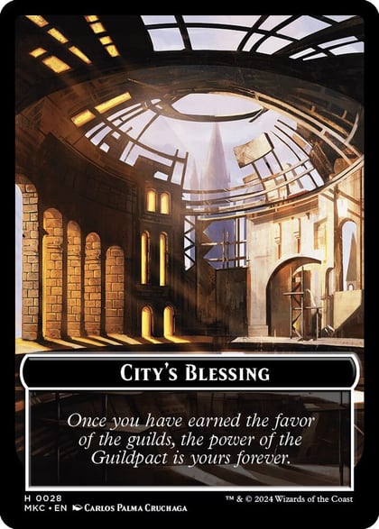 City's Blessing // Zombie Double-Sided Token, Commander: Murders at Karlov Manor 28 // 11