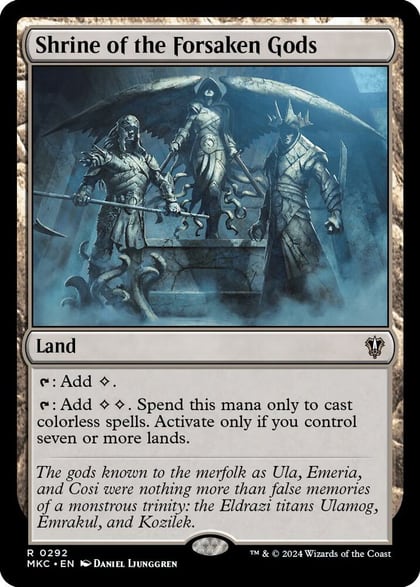 Shrine of the Forsaken Gods, Commander: Murders at Karlov Manor 292
