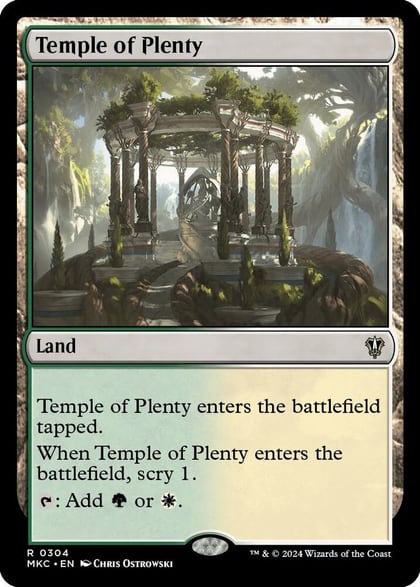 Temple of Plenty, Commander: Murders at Karlov Manor 304
