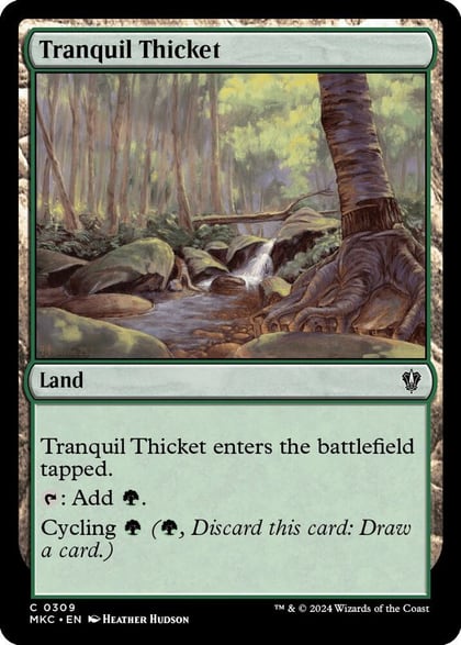 Tranquil Thicket, Commander: Murders at Karlov Manor 309