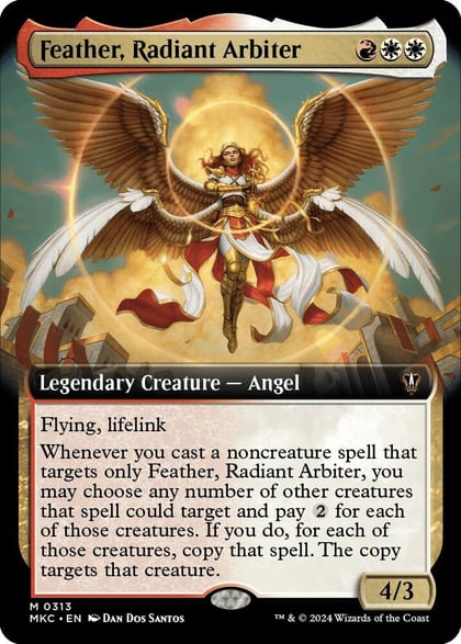 Feather, Radiant Arbiter (Extended Art), Commander: Murders at Karlov Manor 313
