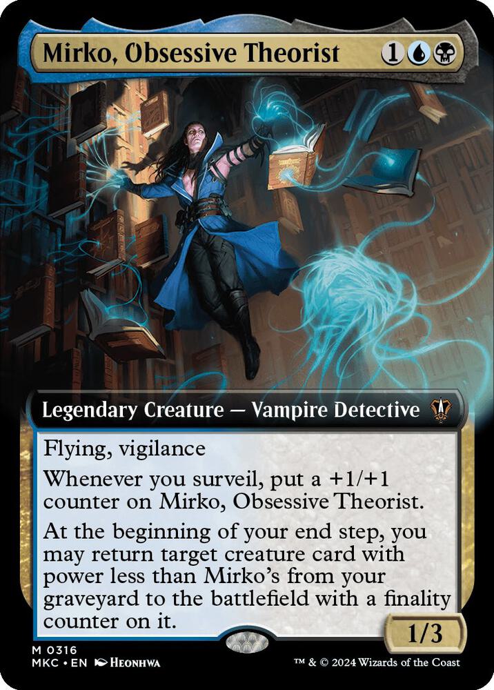 Mirko, Obsessive Theorist (Extended Art), Commander: Murders at Karlov Manor 316