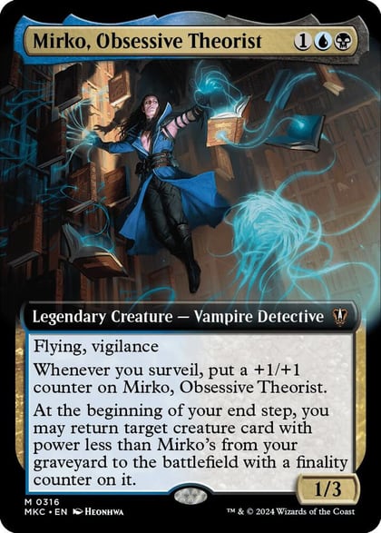 Mirko, Obsessive Theorist (Extended Art), Commander: Murders at Karlov Manor 316