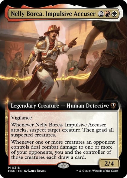 Nelly Borca, Impulsive Accuser (Extended Art), Commander: Murders at Karlov Manor 318