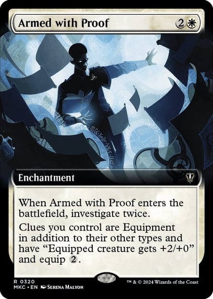 Armed with Proof (Extended Art), Commander: Murders at Karlov Manor 320
