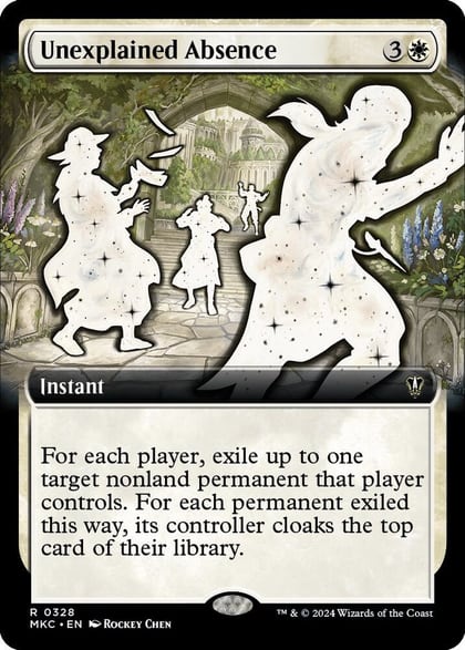 Unexplained Absence (Extended Art), Commander: Murders at Karlov Manor 328