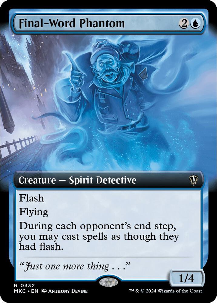 Final-Word Phantom (Extended Art), Commander: Murders at Karlov Manor 332