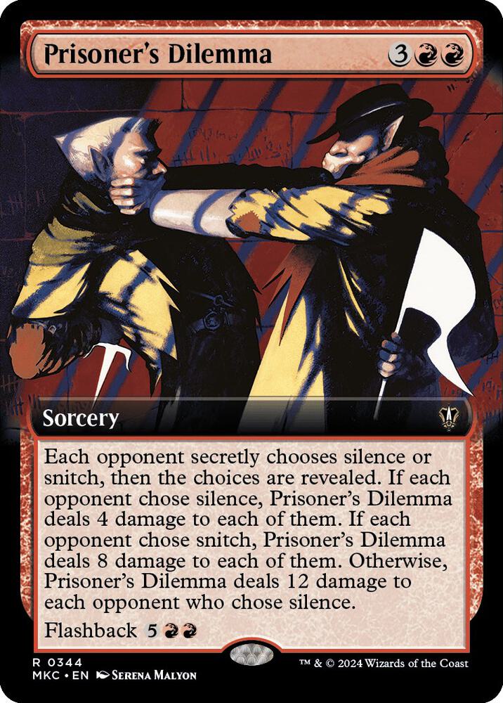 Prisoner's Dilemma (Extended Art), Commander: Murders at Karlov Manor 344