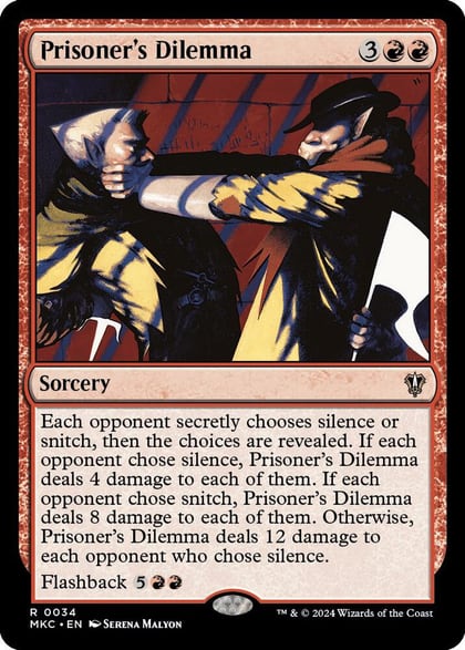 Prisoner's Dilemma, Commander: Murders at Karlov Manor 34
