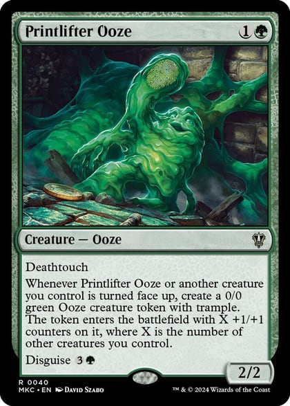 Printlifter Ooze, Commander: Murders at Karlov Manor 40