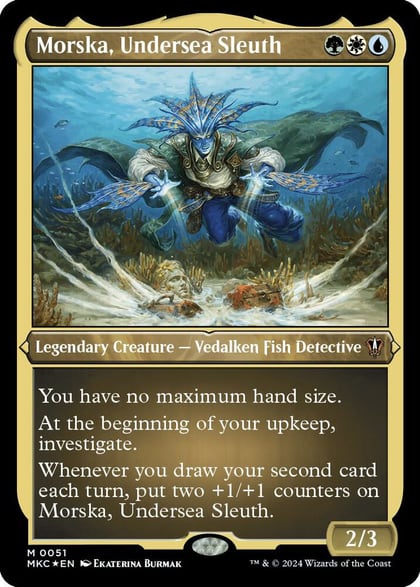 Morska, Undersea Sleuth (Display Commander) - Thick Stock, Commander: Murders at Karlov Manor 51