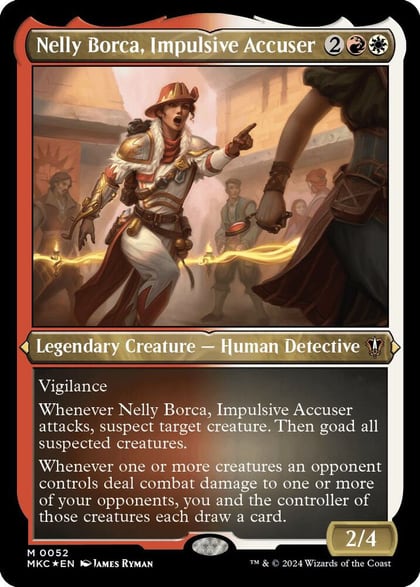 Nelly Borca, Impulsive Accuser (Display Commander) - Thick Stock, Commander: Murders at Karlov Manor 52
