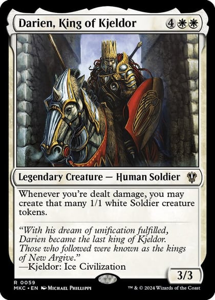 Darien, King of Kjeldor, Commander: Murders at Karlov Manor 59
