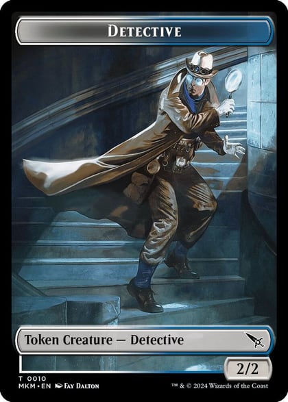 Detective // Plant Double-Sided Token, Murders at Karlov Manor 10 // 9