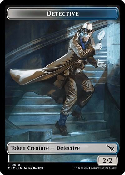 Detective // Ooze Double-Sided Token, Murders at Karlov Manor 10 // 8