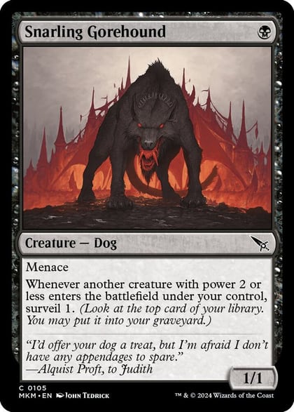 Snarling Gorehound, Murders at Karlov Manor 105