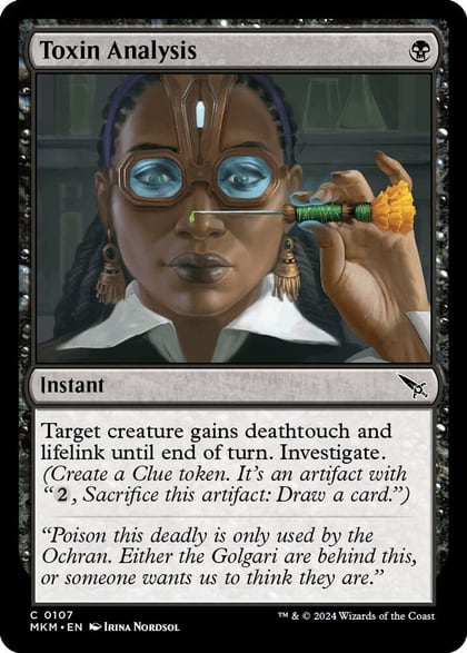 Toxin Analysis, Murders at Karlov Manor 107