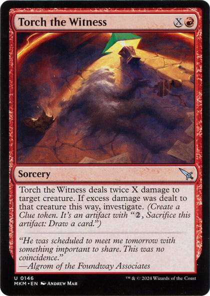 Torch the Witness (b), Murders at Karlov Manor 146
