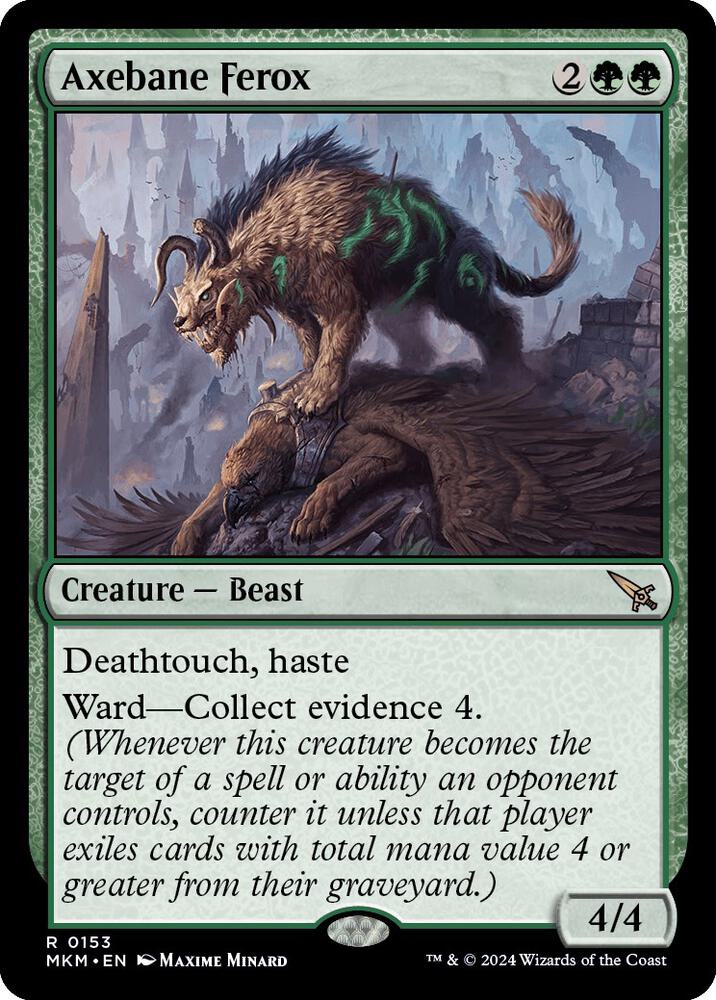 Axebane Ferox, Murders at Karlov Manor 153