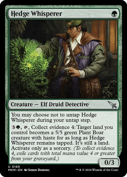 Hedge Whisperer, Murders at Karlov Manor 165