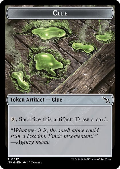 Clue (0017) // A 0044 Double-Sided Token, Murders at Karlov Manor 17 // 44