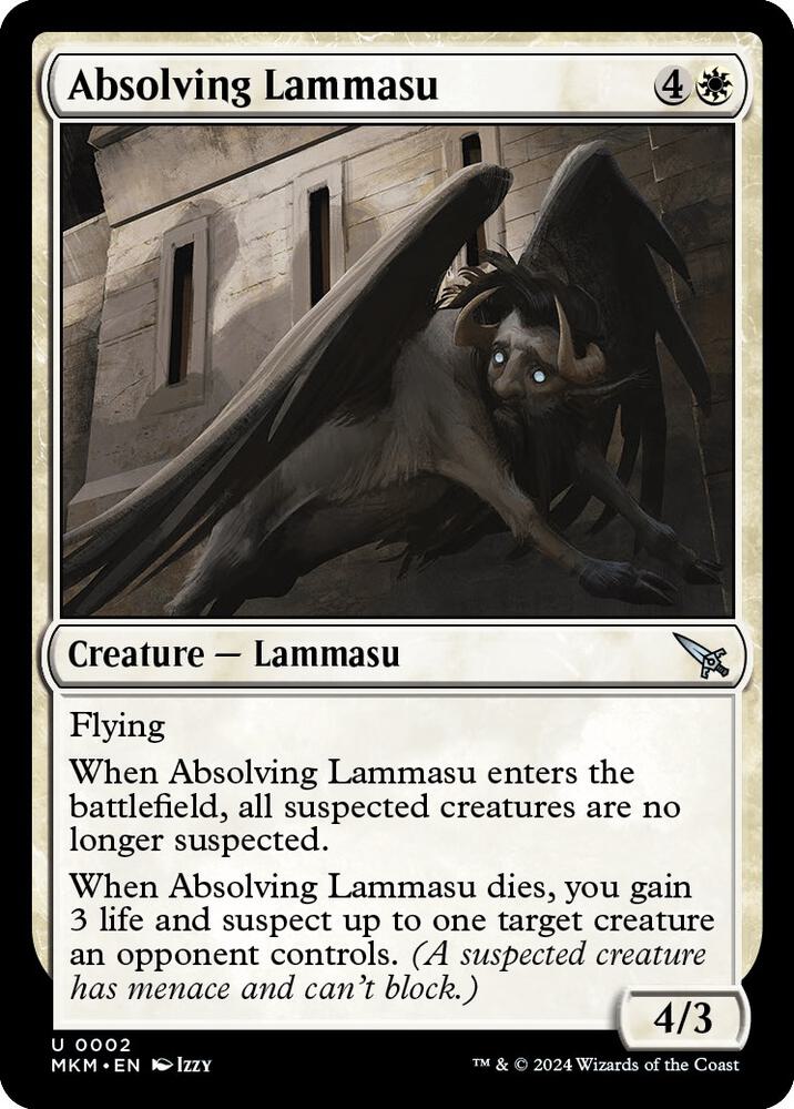Absolving Lammasu, Murders at Karlov Manor 2