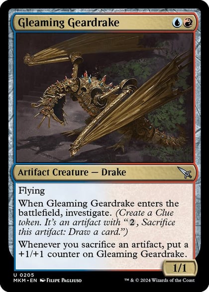 Gleaming Geardrake, Murders at Karlov Manor 205