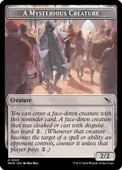A Mysterious Creature Token, Murders at Karlov Manor 21