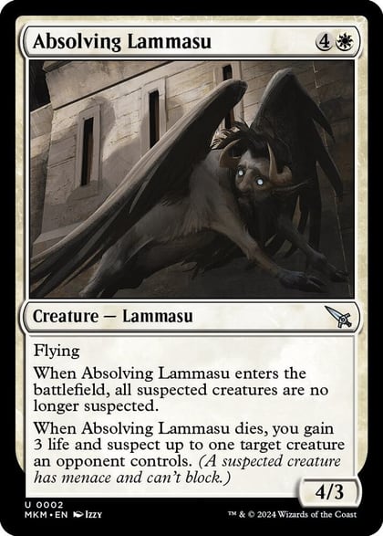 Absolving Lammasu, Murders at Karlov Manor 2