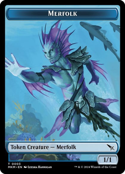Merfolk Token, Murders at Karlov Manor 3