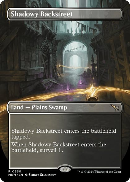 Shadowy Backstreet (Borderless), Murders at Karlov Manor 330