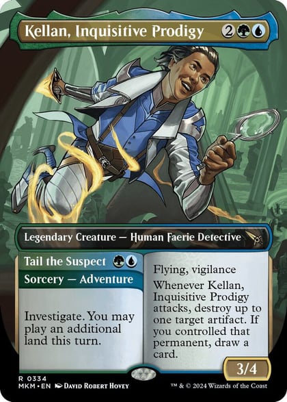 Kellan, Inquisitive Prodigy (Borderless), Murders at Karlov Manor 334