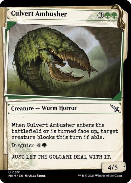 Culvert Ambusher (Showcase), Murders at Karlov Manor 351