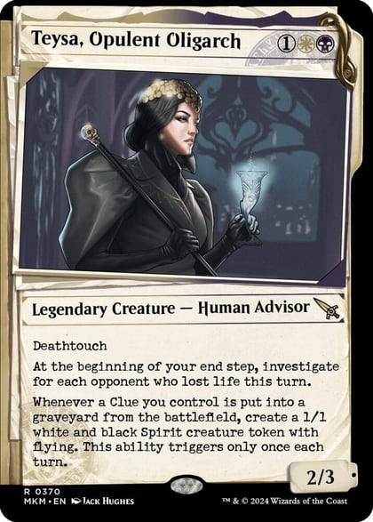 Teysa, Opulent Oligarch (Showcase) (0370), Murders at Karlov Manor 370