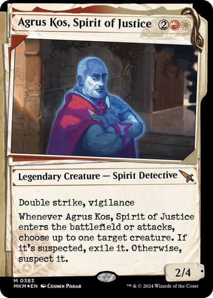 Agrus Kos, Spirit of Justice (Showcase) (Invisible Ink), Murders at Karlov Manor 383