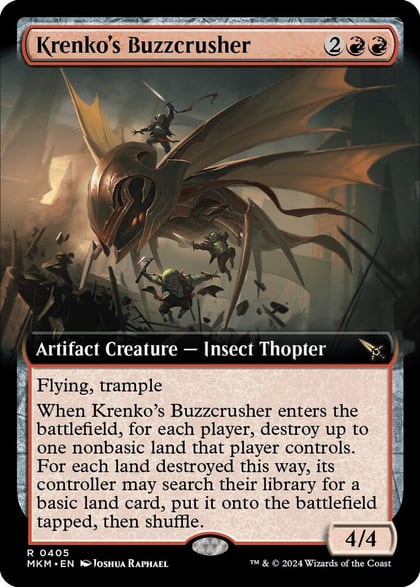 Krenko's Buzzcrusher (Extended Art), Murders at Karlov Manor 405