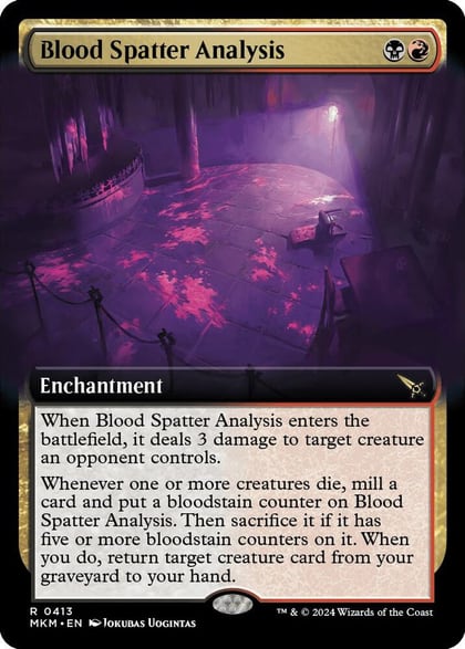 Blood Spatter Analysis (Extended Art), Murders at Karlov Manor 413