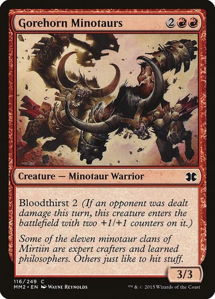 Gorehorn Minotaurs, Modern Masters 2015 116