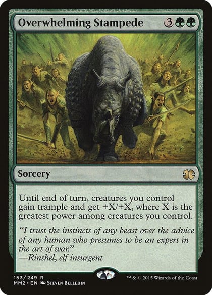 Overwhelming Stampede, Modern Masters 2015 153